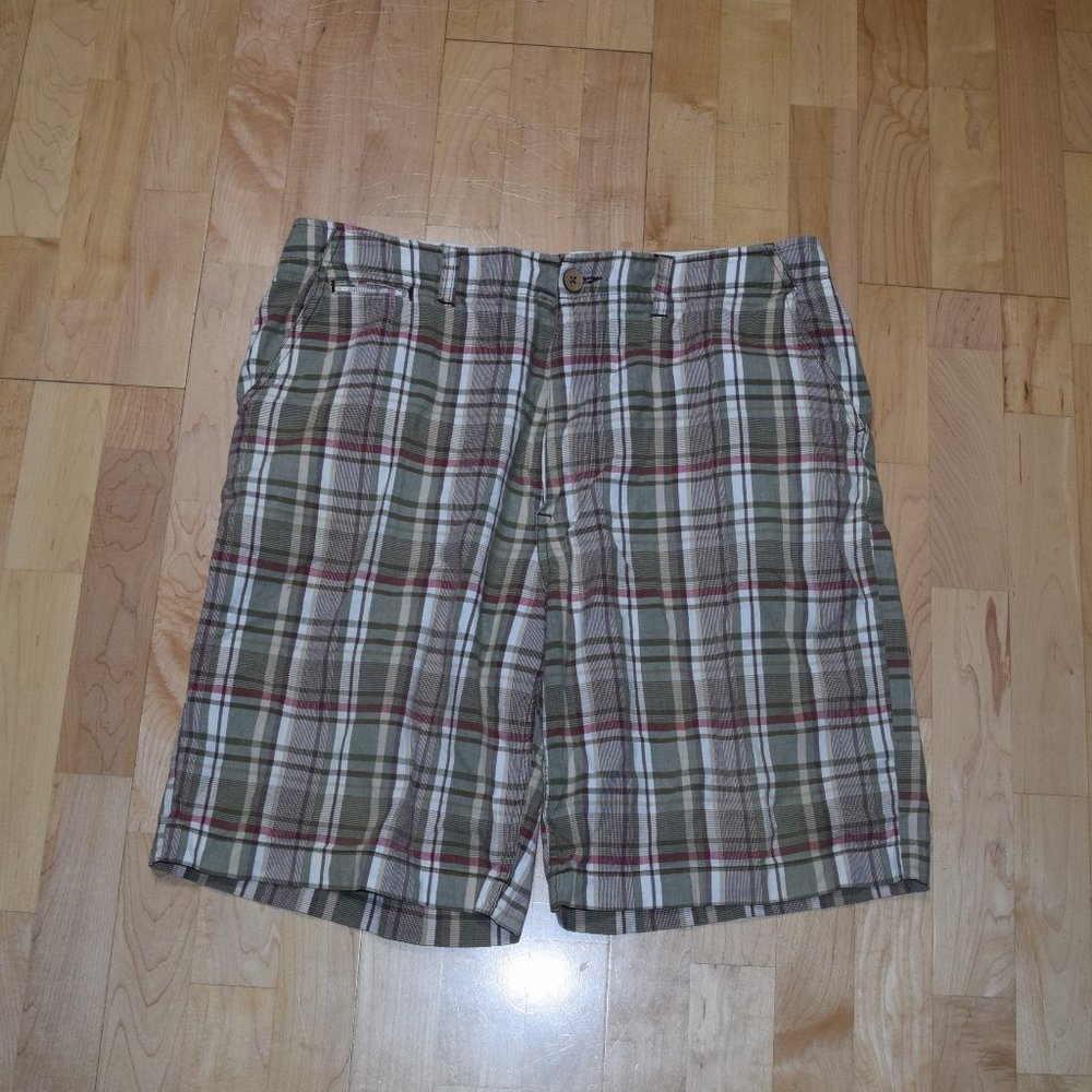COLORADO Men's sz 36 Plaid Flat Front Shorts